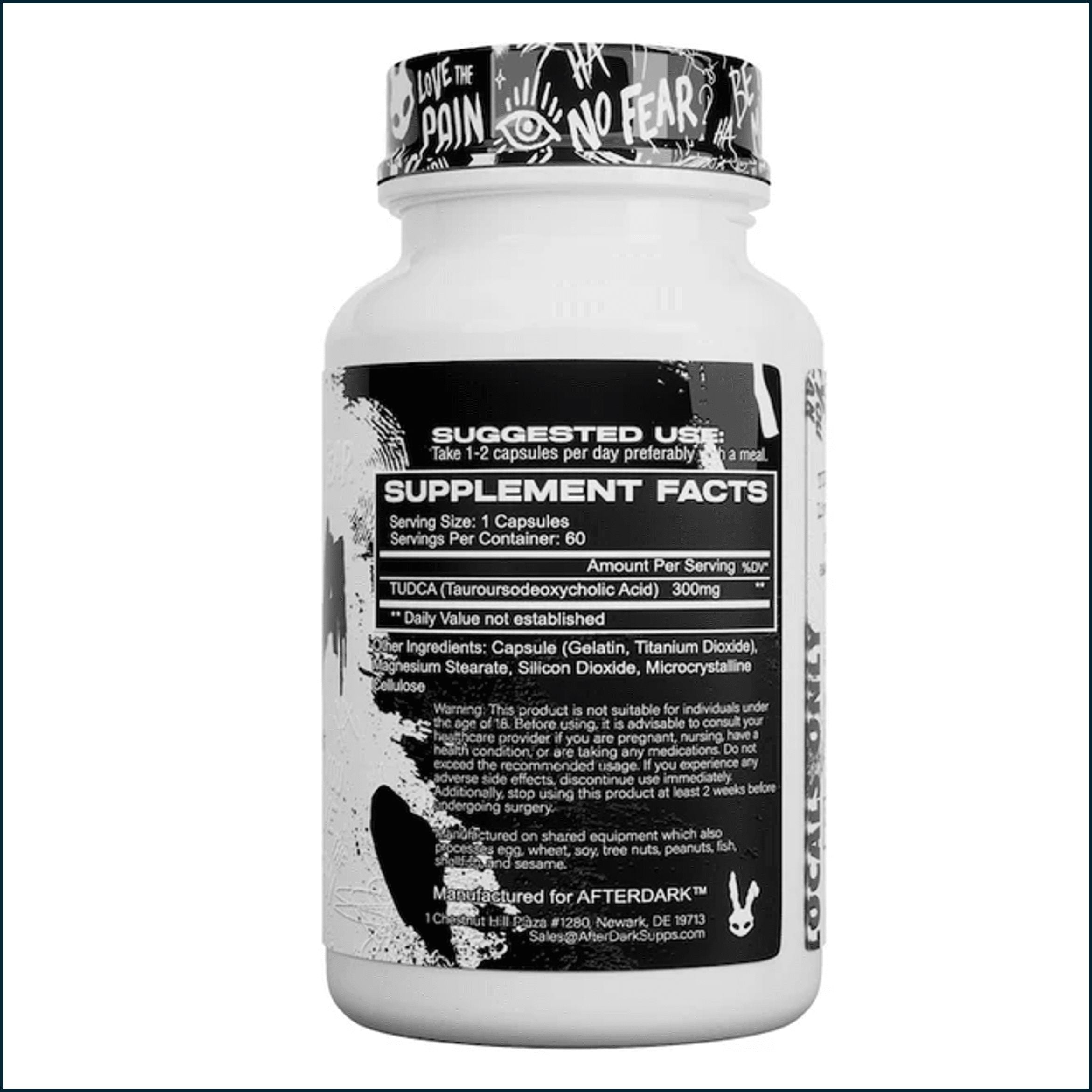 AfterDark Supps Tudca, 60 Capsules