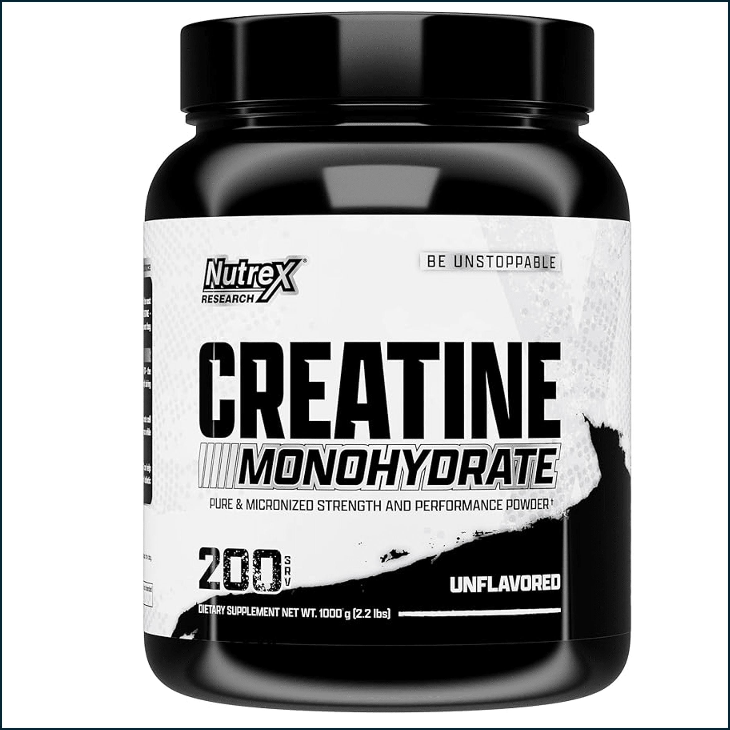 Nutrex Creatine Monohydrate, 200 Servings (Cracked Lid)