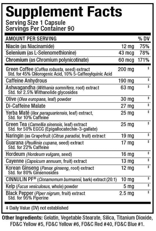 Allmax Rapidcuts Shredded, 90 Capsules