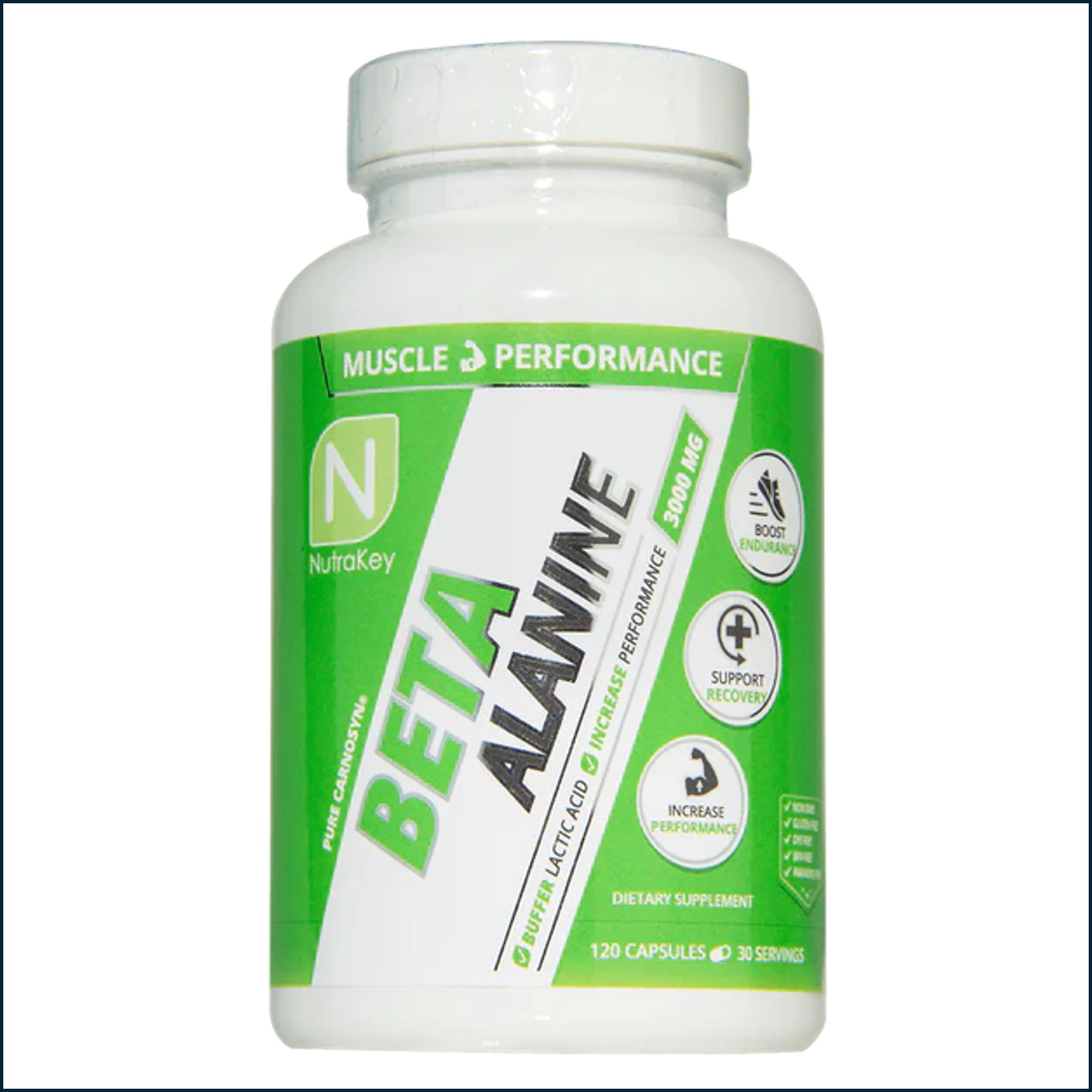 Nutrakey Beta Alanine, 120 Capsules