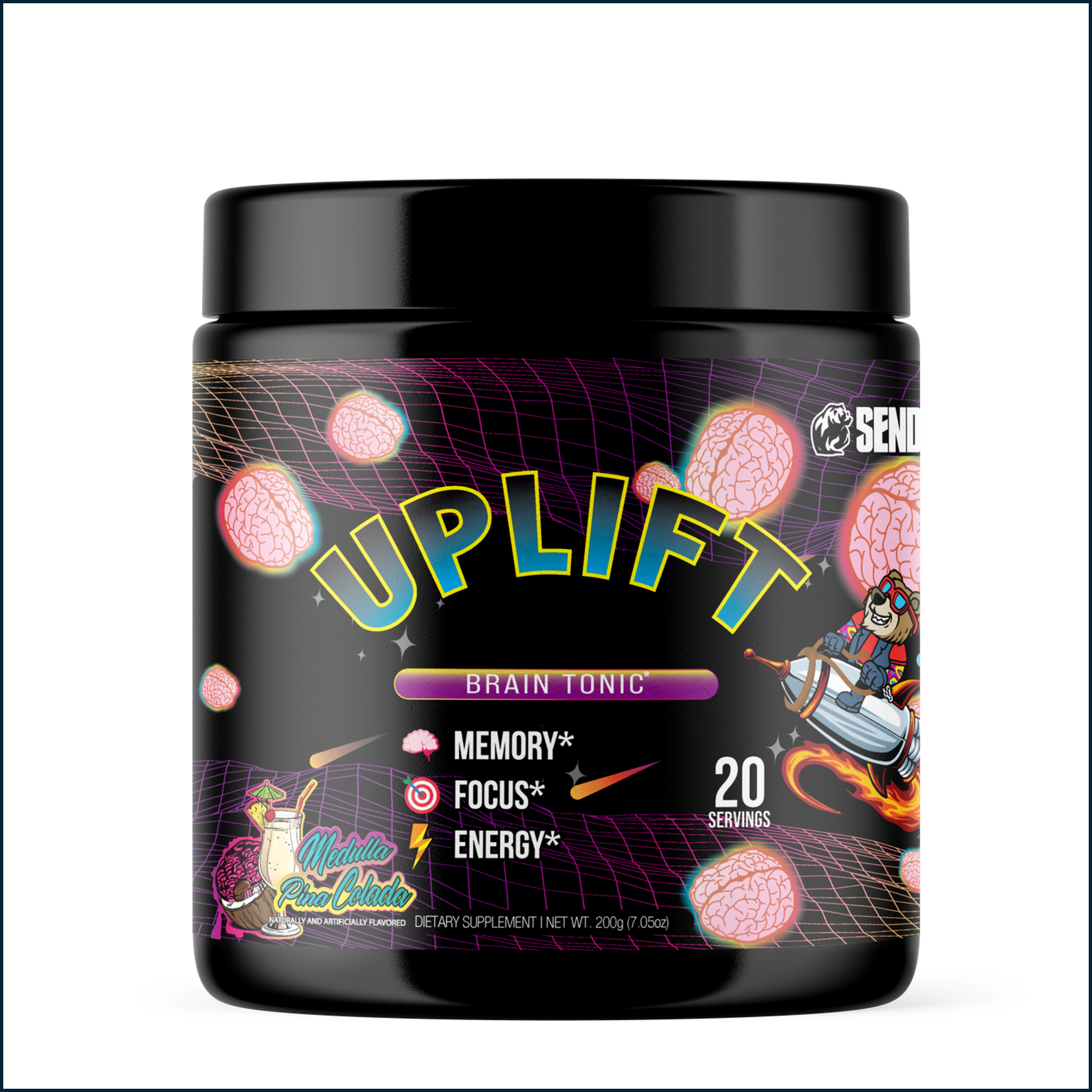 Sender Brand Uplift Powder, 20/40 Servings